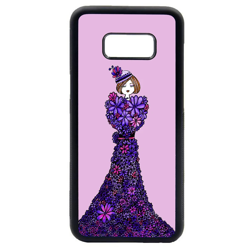 کاور طرح دخترانه کد 823 مناسب برای گوشی موبایل سامسونگ galaxy s8 plus