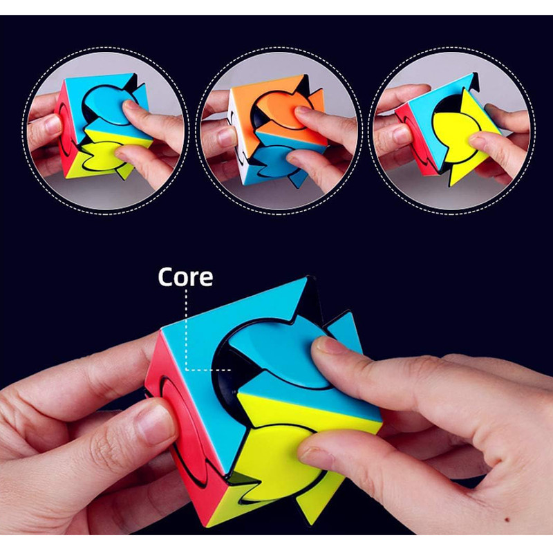 مکعب روبیک چی ای مدل اسکوب 6 نقطه کای وای QY Six Spot Skewb