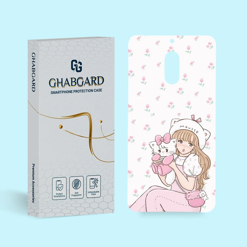 کاور قاب گارد مدل دخترانه مناسب برای گوشی موبایل نوکیا 6