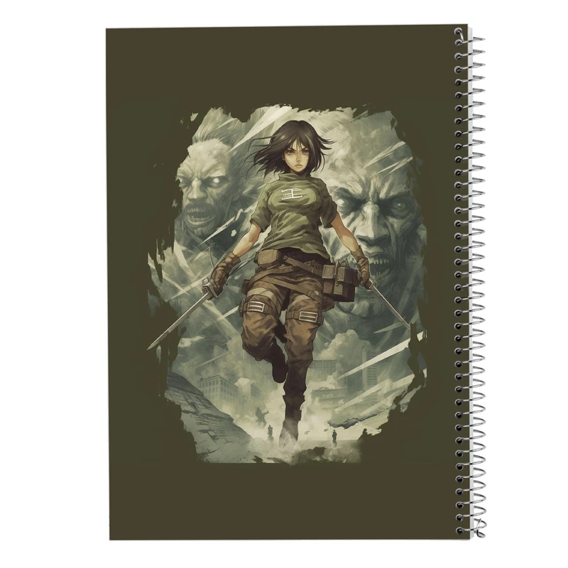 دفتر مشق 100 برگ مدوپد مدل Attack on Titan کد DF10408