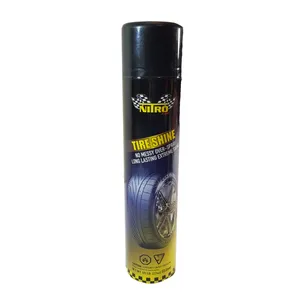 اسپری تمیز کننده رینگ و لاستیک خودرو نیترو مدل Galleria-Nit01 ظرفیت 650 میلی‌لیتر