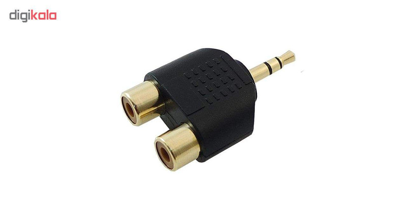 تبدیل 1 به 2 RCA جک 3.5 میلی متری مدل HQP کد MA81