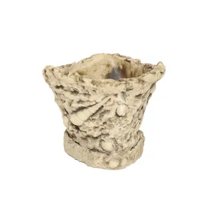 گلدان سه گوش طرح شن ساحل کد PL1