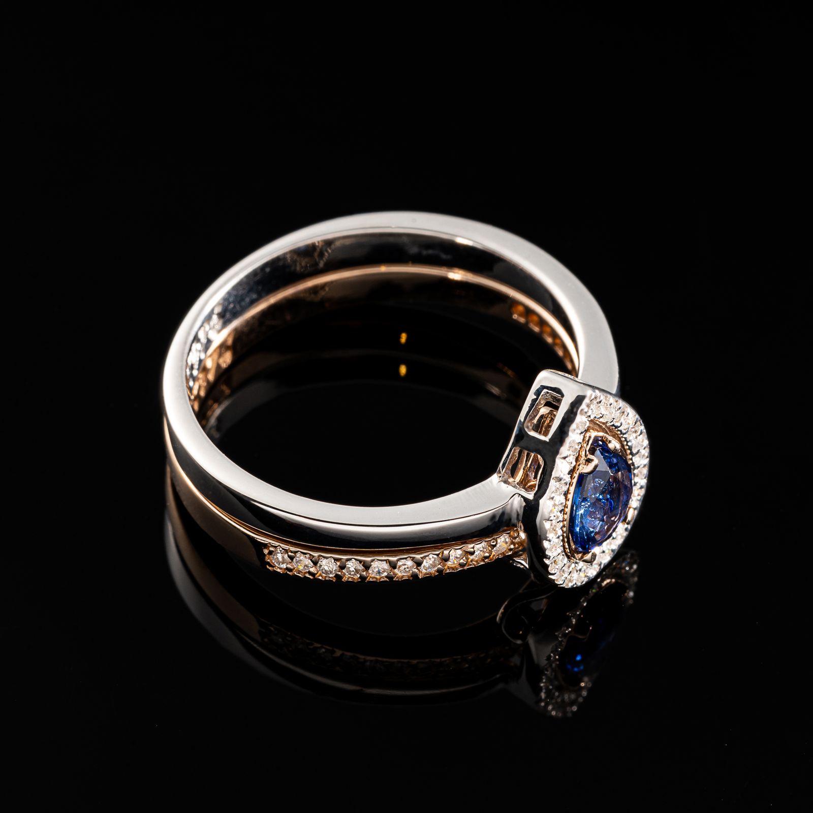 انگشتر طلا 18 عیار زنانه جواهری سون مدل 2885 -  - 2
