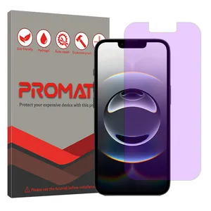Promate Eye care model Anti-Purple ray screen protector suitable for Apple iPhone 16e mobile phone 