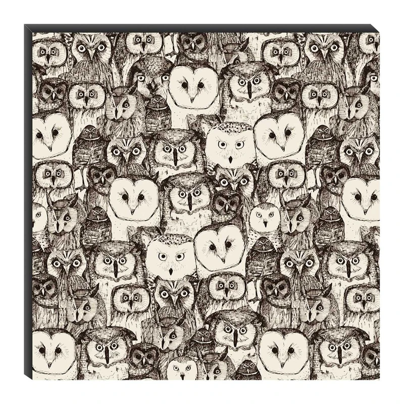 تابلو شاسی میم تیم طرح انبوه جغدها مدل T2166