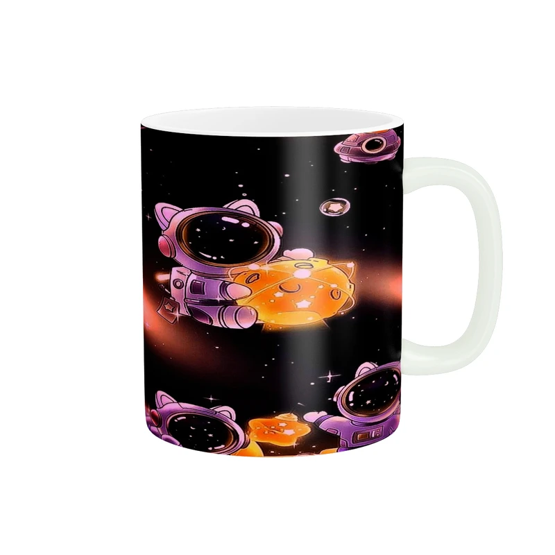  ماگ پادآفرین مدل کارتونی طرح فضانورد کد p9719