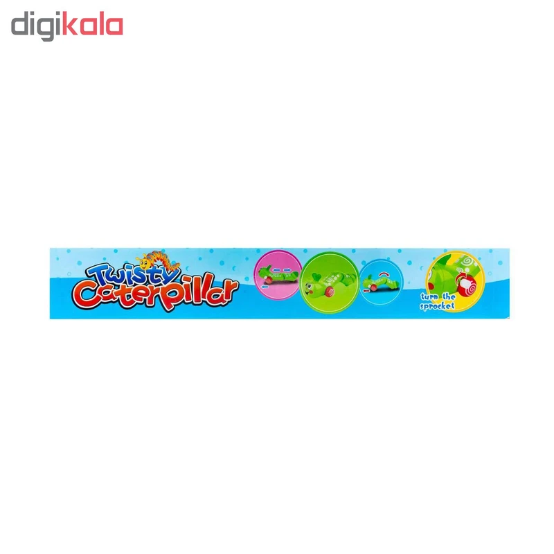 عکس شماره 13 : اسباب بازی کرم کوکی یالی مدل twisty caterpillar کد 2603