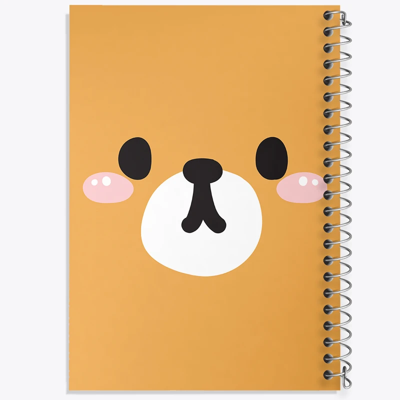 دفتر شطرنجی 50 برگ خندالو مدل خرس کد N984