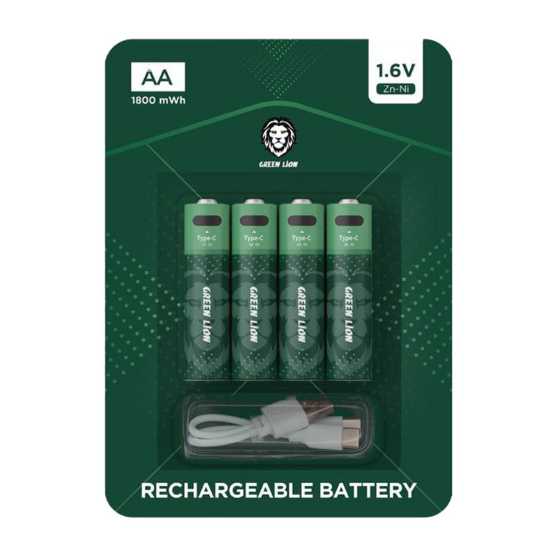 باتری قلمی گرین لاین مدل Charge بسته چهار عددی