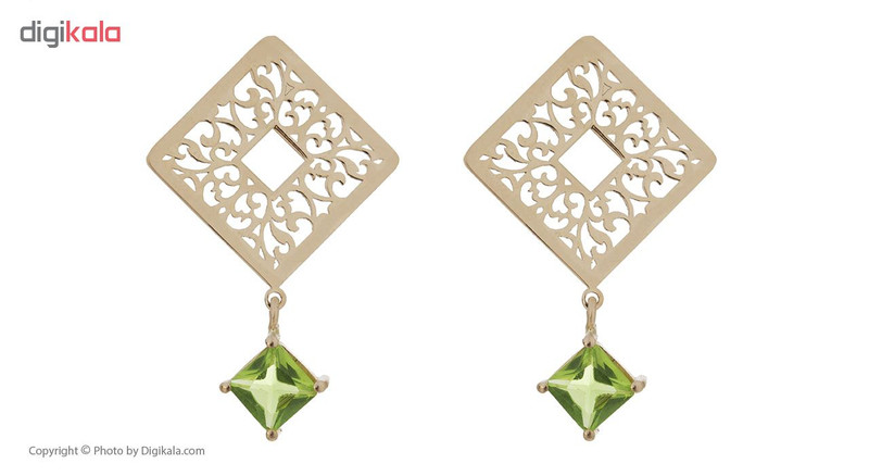 نیم ست طلا 18 عیار زرلوکس کد On-16