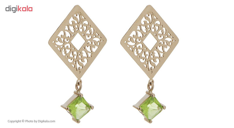 نیم ست طلا 18 عیار زرلوکس کد On-16