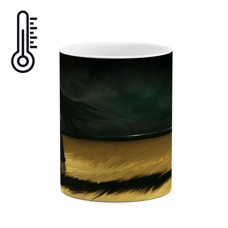 ماگ حرارتی کاکتی مدل نقاشی کد mgh13540