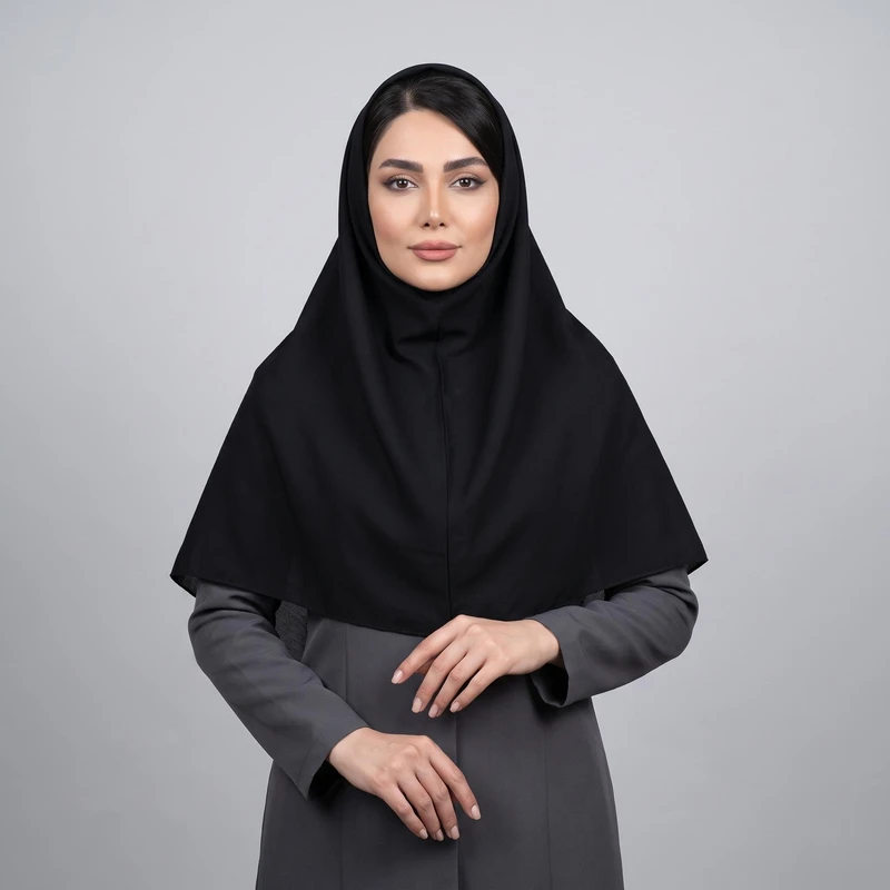 مقنعه بروجرد کد M-0001 سایز 95 سانتی متر