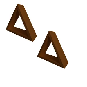 شلف دیواری مدل مثلث کد 123 مجموعه 2 عددی