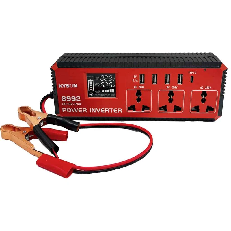 اینورتر تبدیل برق 12 به 220 ولت 500 وات کیسان مدل jt-12