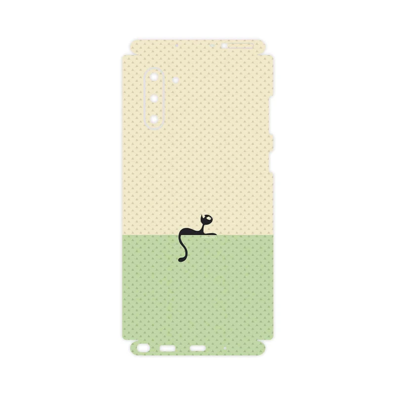 برچسب پوششی ماهوت مدل Minimal Internet Cat Icon-FullSkin مناسب برای گوشی موبایل سامسونگ Galaxy Note 10