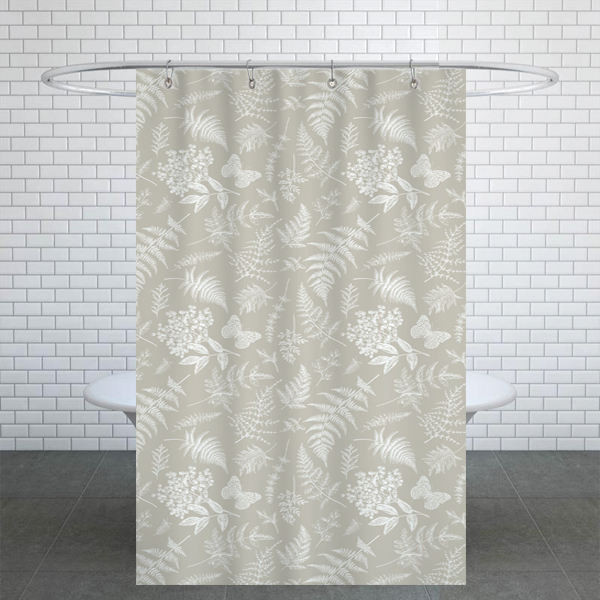  پرده حمام دلفین کد Ev-14050 سایز 200×180 سانتی متر 