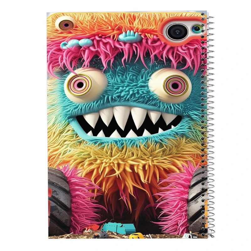 دفتر شطرنجی 50 برگ مدوپد طرح هیولای فانتزی کد DF16738