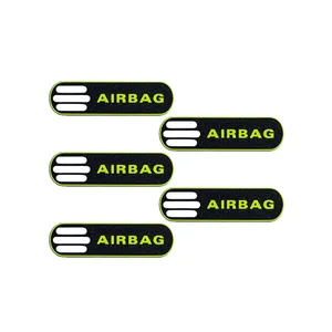 برچسب خودرو طرح ایربگ کد 10805D مناسب برای پژو 206 بسته 5 عددی