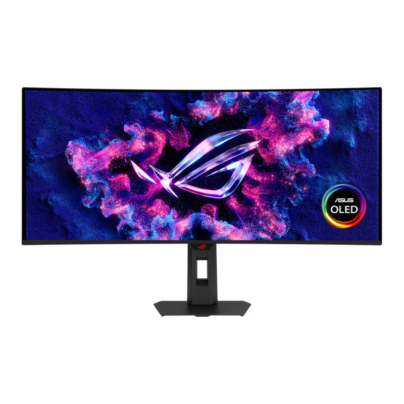 مانیتور خمیده گیمینگ 34 اینچ ایسوس مدل ROG Strix XG34WCDMS با وضوح 4K، پنل QD-OLED و نرخ به‌روزرسانی 280 هرتز