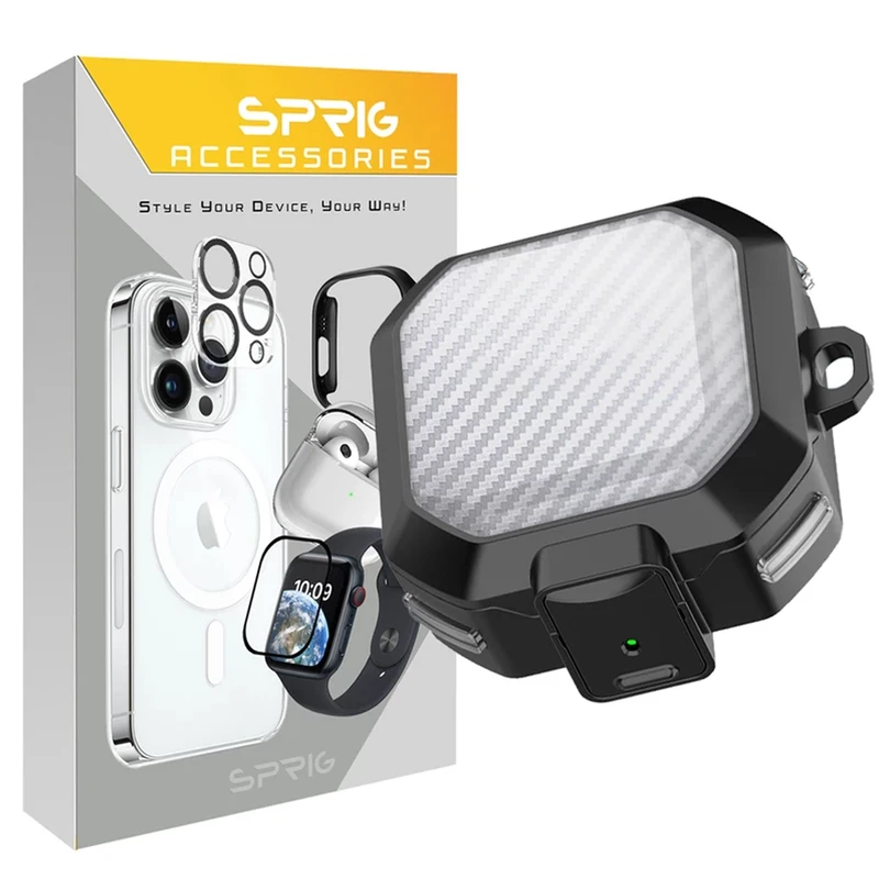 کاور اسپریگ مدل Clear Eggshell مناسب برای کیس سامسونگ Galaxy Buds FE