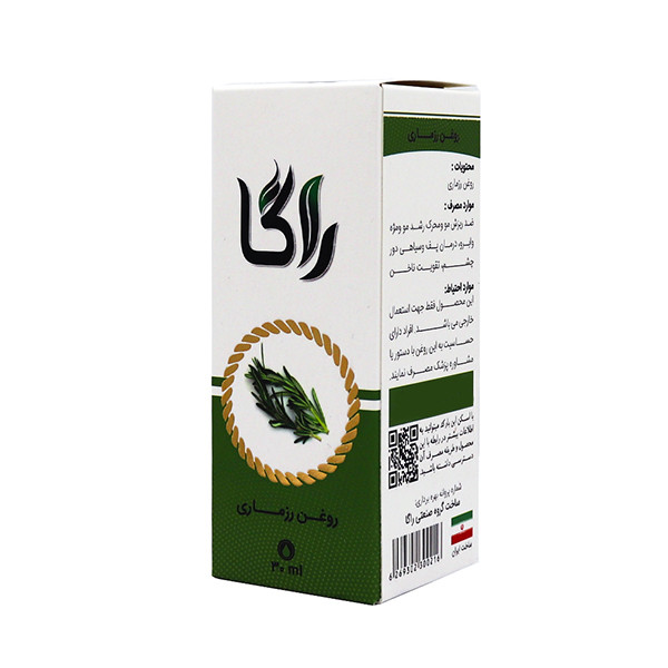 روغن تقویت کننده رشد مو و ابرو راگا مدل رزماری حجم 30 میلی لیتر