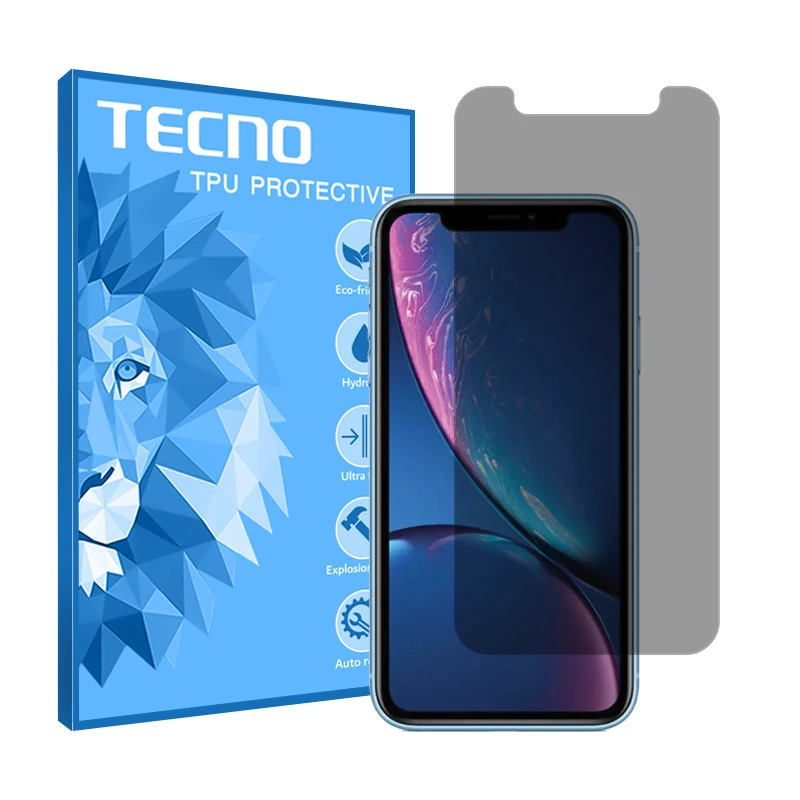 محافظ صفحه نمایش حریم‌شخصی تکنو مدل HyPRV مناسب برای گوشی موبایل اپل iPhone XR