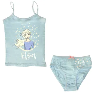 ست تاپ و شلوارک دخترانه دیزنی مدل 736468 فروزن 