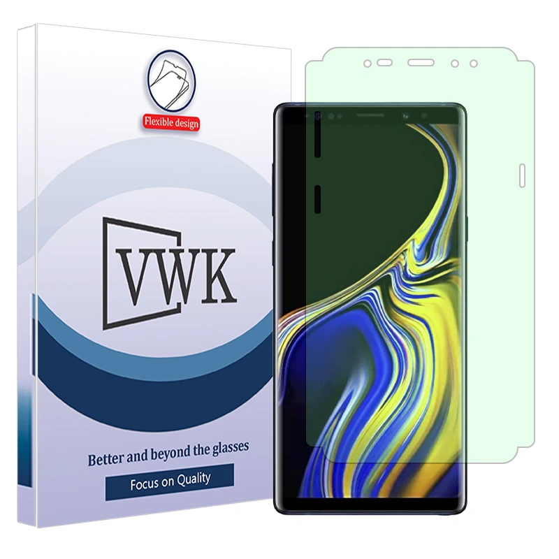 محافظ صفحه نمایش حفاظت از نور سبز وی دبلیو کیو مدل Eye Care مناسب برای گوشی موبایل سامسونگ Galaxy Note9