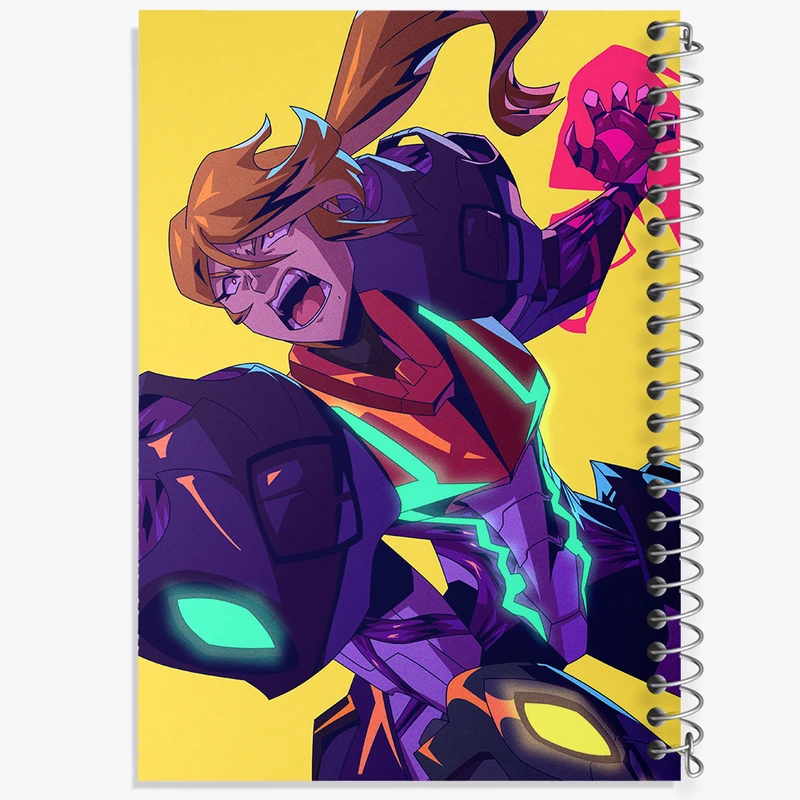 دفتر مشق 100 برگ خندالو طرح بازی متروید (Metroid) کد 35680