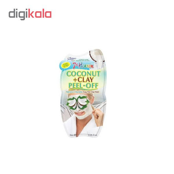 ماسک صورت مونته ژنه سری 7th Heaven مدل coconut peel-off+clay حجم 10 میلی لیتر ماسک صورت مونته ژنه سری 7th Heaven مدل coconut peel-off+clay حجم 10 میلی لیتر