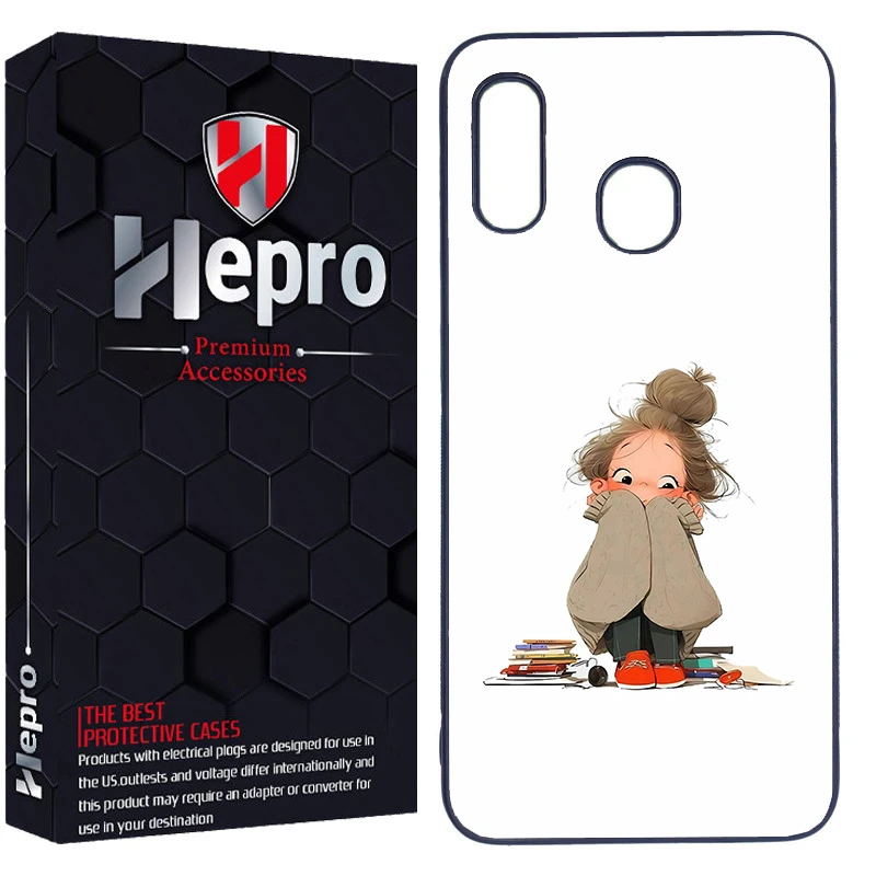 کاور هپرو طرح  دختر ملوس کد Dimo-964 مناسب برای گوشی موبایل سامسونگ Galaxy A20/A30