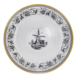 ظرف پاستا چینی زرین ایران مدل ایتالیا ویلیج سایز 30 درجه عالی