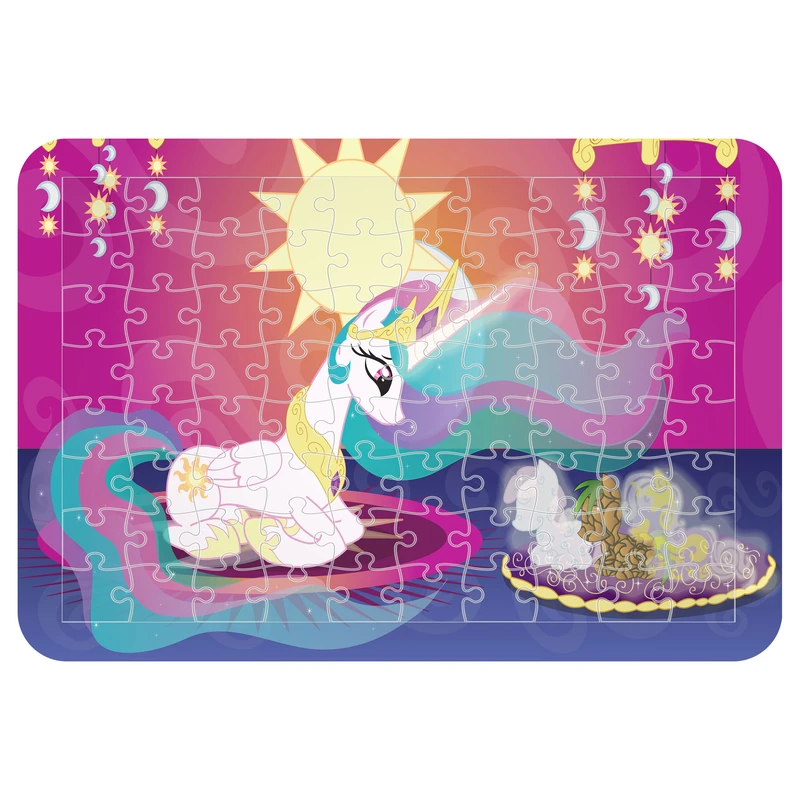 پازل 54 تکه مدل CHB1558 طرح انیمیشن یونیکورن پونی کوچولو