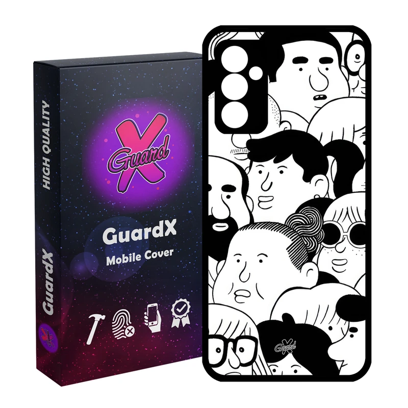 کاور گارد ایکس طرح آدم مدل Glass10641 مناسب برای گوشی موبایل سامسونگ Galaxy A55 / A55 5G