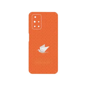 MAHOOT Minimalist origami bird Cover Sticker for Xiaomi Redmi 10 Prime
