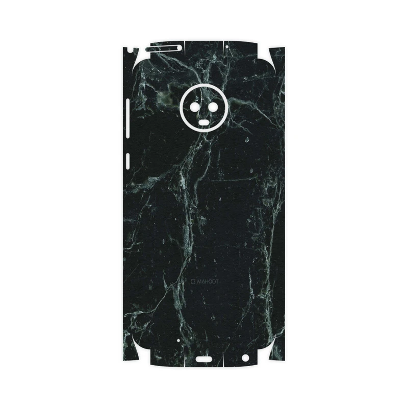 برچسب پوششی ماهوت مدل Graphite-Green-Marble-FullSkin مناسب برای گوشی موبایل موتورولا Moto G6
