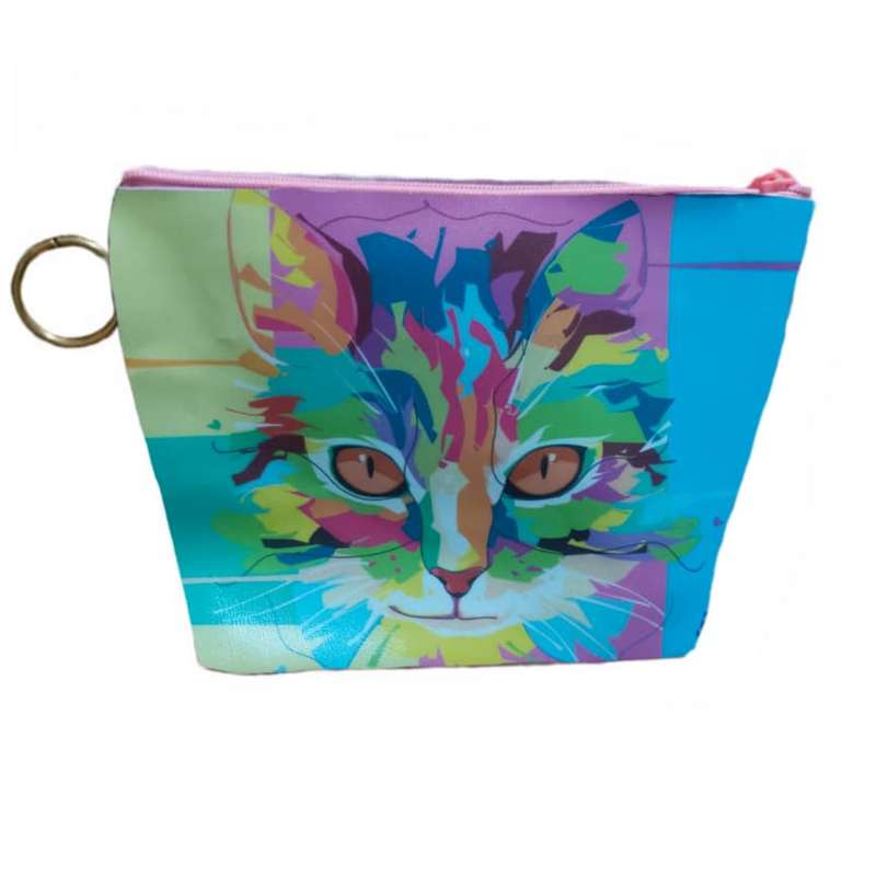 کیف لوازم آرایش زنانه مدل Cat