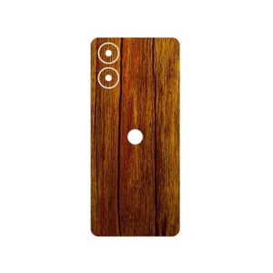 MAHOOT Orange-Wood Cover Sticker for Motorola Moto G04s