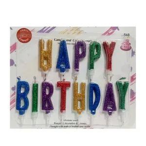 شمع تولد مدل happy s1 بسته 13 عددی