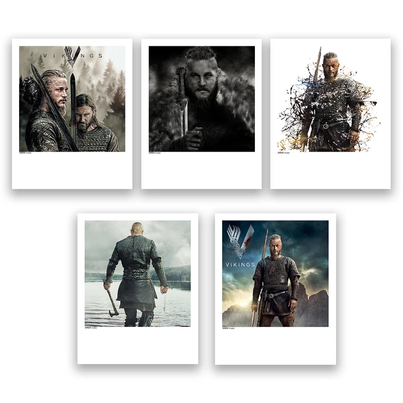 آویز تزیینی عرش مدل فانتزی وایکینگز کد Asa388 مجموعه پنچ عددی