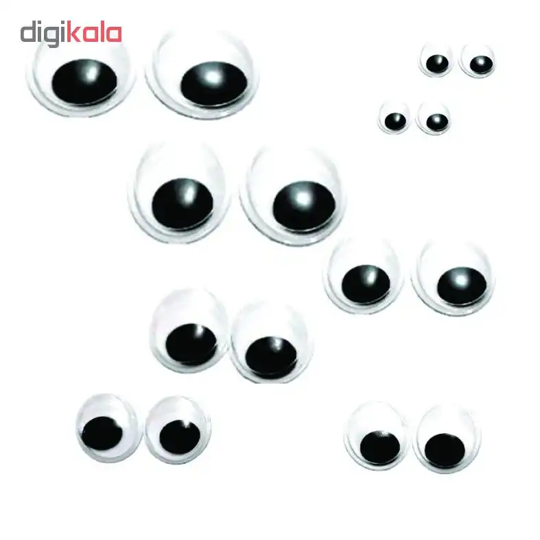 چشم عروسک مدل 101 بسته 16 عددی