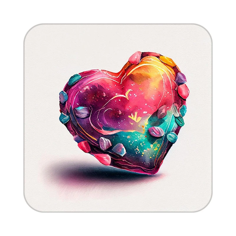 زیر لیوانی کاکتی مدل عاشقانه کد mp12962