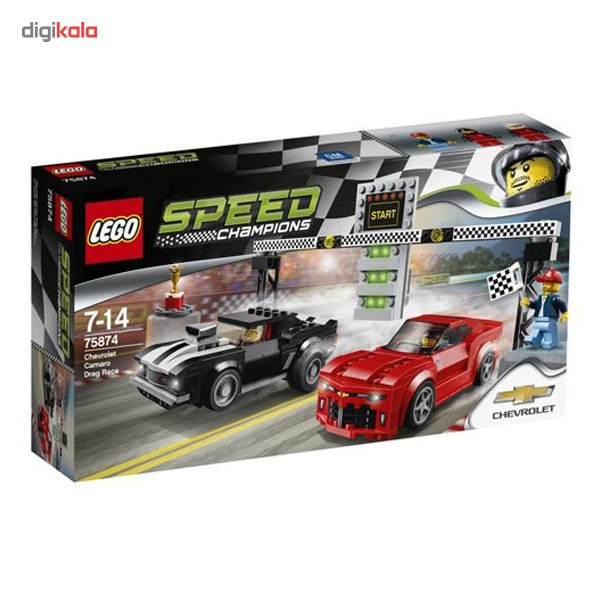 لگو سری Speed مدل Chevrolet Camaro Drag Race 75874