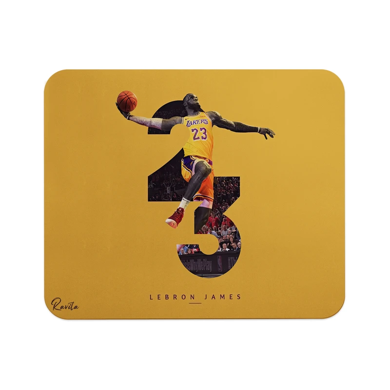 ماوس پد راویتا مدل لبرون جیمز کد 3538 سایز 24*19 سانتی متر 