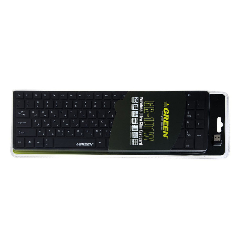 کیبورد بی سیم گرین مدل GK-101W با حروف فارسی