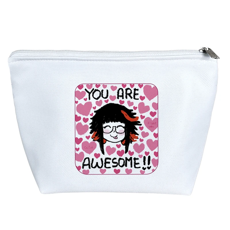 کیف لوازم آرایش دخترانه خندالو مدل تو فوق العاده ای کد 8404