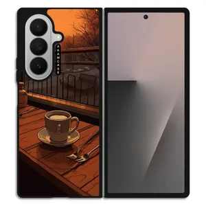 AKAM AMC-WSGZFOLD7-COFFEE-11 Cover For Samsung Galaxy Z Fold 7