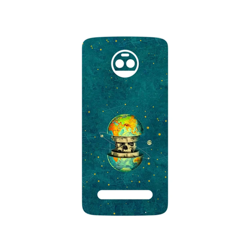 برچسب پوششی ماهوت مدل Collage of Earth Face مناسب برای گوشی موبایل موتورولا Moto Z2 Force